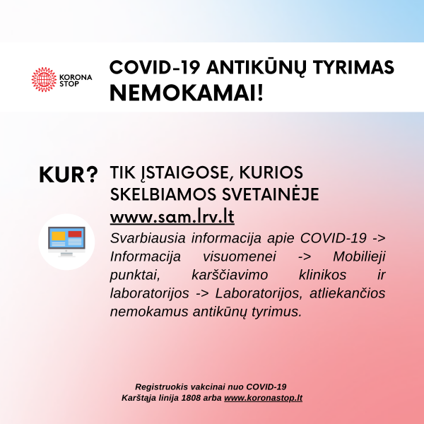 NEMOKAMAS ANTIKUNU TYRIMAS 4